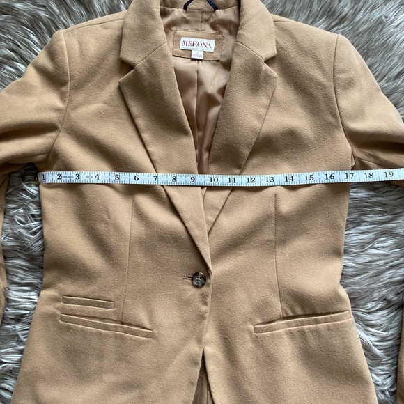 Carmel brown blazer. Free with purchase. - Picture 11 of 12